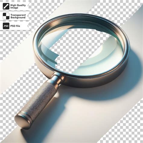 Premium Psd Psd Magnifying Glass On Transparent Background With