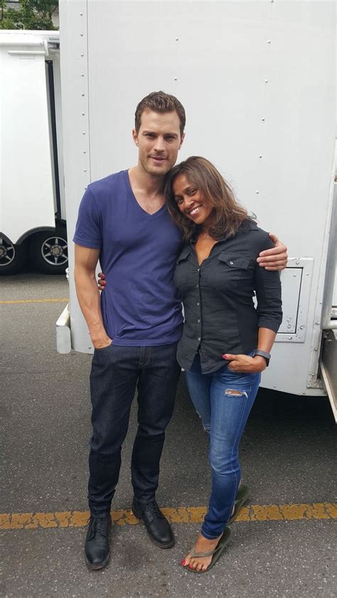 Jamie And His Trainer Ramona July 10 2016 Jamie Dornan Jamie