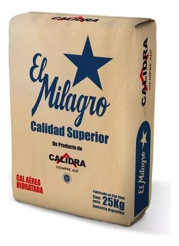 Cal Hidratada El Milagro X Kg Zona Oeste Mercadolibre