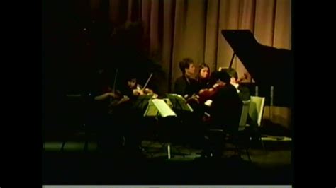 Judith Burganger Plays Brahms Piano Quintet Op Mov Andante Un