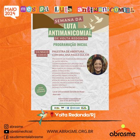 Mês Da Luta Antimanicomial 2024 Eventos