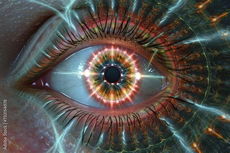 Human Cyborg Ai Eye Diopters Eye Imagination Optic Nerve Lens Color