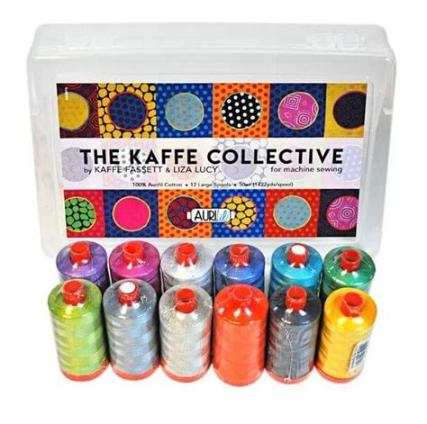 Aurifil The Kaffe Collective Wt Thread Set Dianne Sews And More