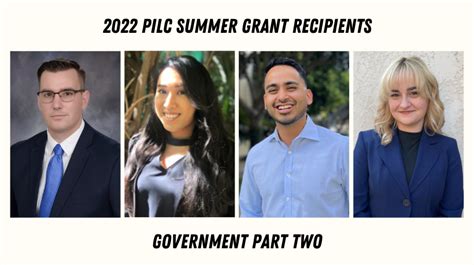 Meet Our 2022 Pilc Grant Recipients Working In Government — Part Two