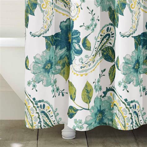 Floral Paisley Shower Curtain Lush Decor Lushdecor