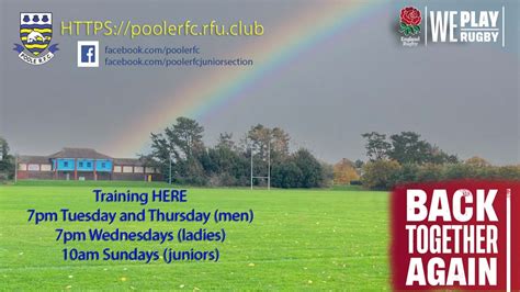 Poole Rfc Training Is Back