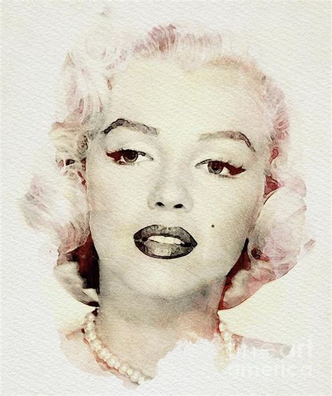 Marilyn Monroe Actress And Model Greeting Card By Esoterica Art Agency