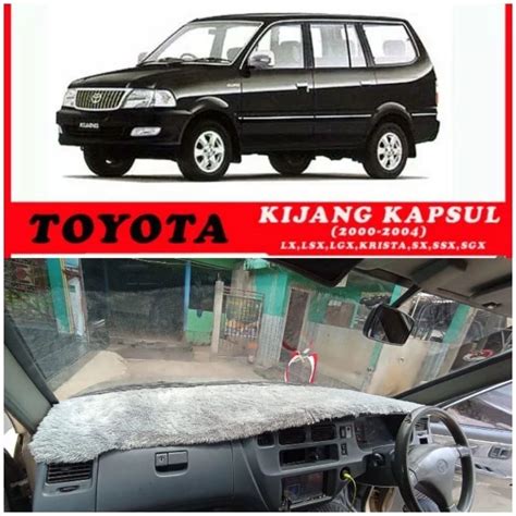 Jual Cover Dashboard Mobil Kijang LGX 2000 2004 Kapsul Krista