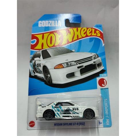 Hot Wheels Rodas Quentes Nissan Skyline GT R BNR34 Laranja Rápido