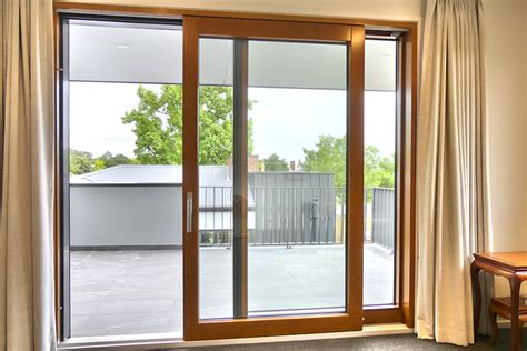 Wood Alu Lift Slide Sliding Doors Energy Efficient Low Maintenance