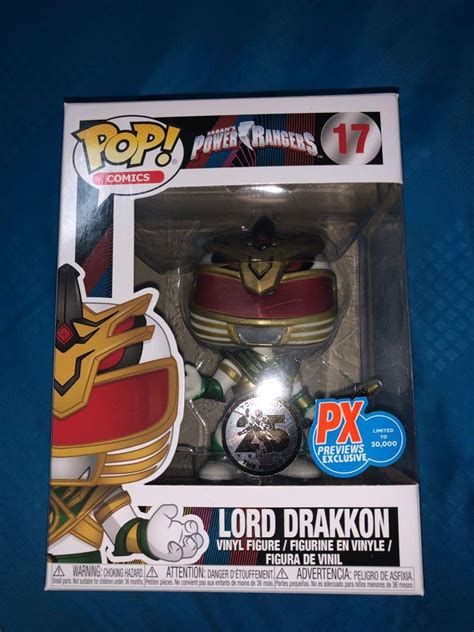 Funko Pop Power Rangers Lord Drakkon Px Exclusive Toys And Games Bricks