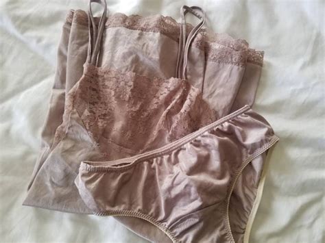 Sale Vintage Lingerie Set Texsheen Xs Dusty Pur Gem