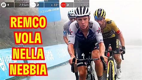 Remco Evenepoel DETRONIZZA Primož Roglič sotto la pioggia Vuelta a