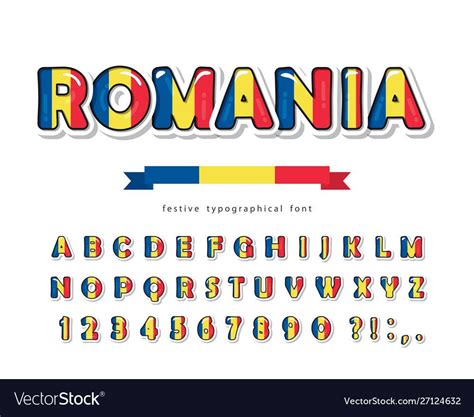 Abc Letters Letter I Letters And Numbers Romanian Flag 1 Decembrie