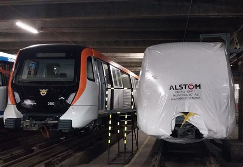 Al Doilea Tren Alstom Metropolis Pentru Metrorex A Ajuns în Depoul Berceni