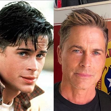 Rob Lowe Then And Now