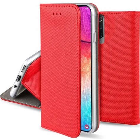 Etui Samsung Galaxy S Plus Portfel Z Klapk Flip Magnet Czerwone