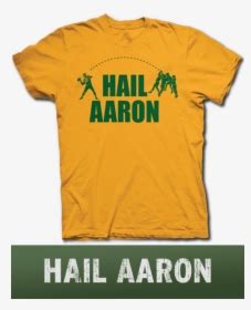 Hail Aaron Rodgers Green Bay Packers Hail Mary Pass - T Shirt, HD Png ...