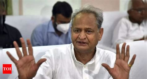 Rajasthan Political Crisis Ashok Gehlot Tries To Distance Self From