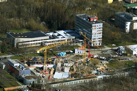 Berlin Von Oben Neubau Baustelle Verwaltungsgeb Ude Der Staatlichen