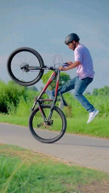 Cycle Stunt😈🔥wheeliestuntmtbdriftytshortsfatbikeshortsfeed