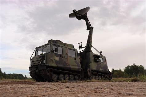 Lithuanian Air Force Troops Train At An Electronic Warfare Exercise