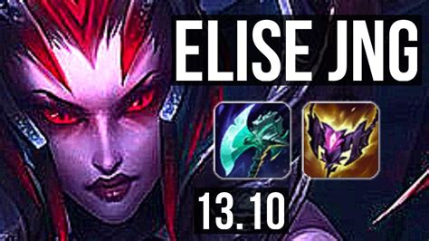 ELISE Vs WUKONG JNG 8 0 6 70 Winrate Legendary KR Master 13