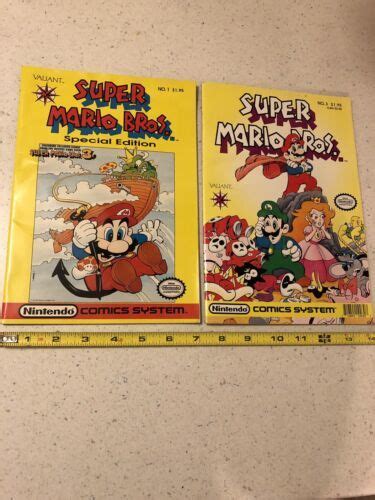 Super Mario Bros No 1 3 Nintendo Comics System By Valiant 1990 Special Edition 4591142289