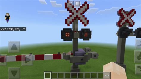 Minecraftbrand New Ebell And A New Crossing Signal Whith A Gate My