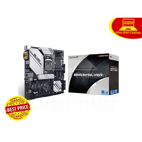 Jual MAINBOARD MOTHERBOARD BIOSTAR B560M SILVER LGA 1200 Shopee