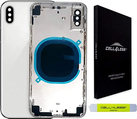 Cell4less Back Housing Assembly Metal Frame Wback Glass