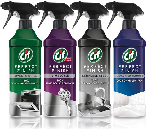 Cif Cleaner Spray Ml Perfect Finish Limescale Head Toes Beauty