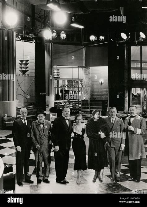 Greta Garbo, and The Cast of "Grand Hotel" (MGM, 1932). File Reference ...