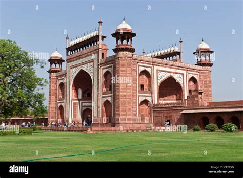 The Taj Mahal Is A White Marble Mausoleum Located In Agra Uttar