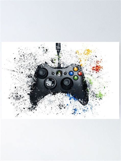 Gaming Controller Poster By Aspireprints Video Game Wall Art Game