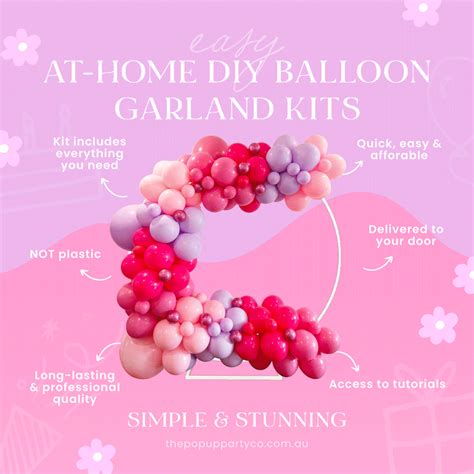 Balloon Garland Kits The Pop Up Party Co