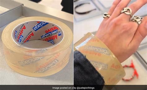 This Balenciaga Bracelet Looks Exactly Like A Roll Of Tape Internet In