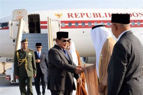 Tiba Di Abu Dhabi Prabowo Akan Temui Presiden Pea Balipost