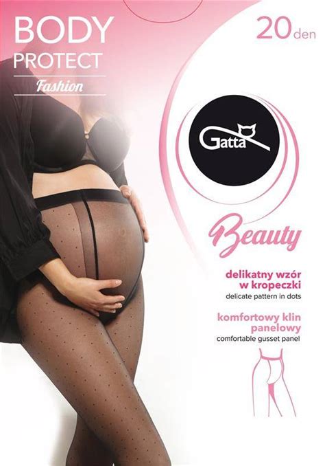 Body Protect Mama Wz Rajstopy Ci Owe Den W Groszki