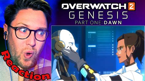 OVERWATCH Anime Short GENESIS Part ONE DAWN REACTION YouTube