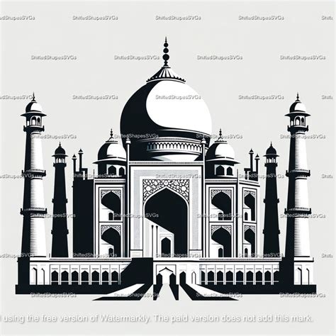 Taj Mahal Svg Bundle Etsy