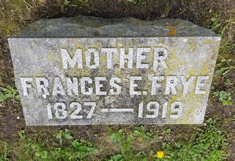 Frances E. Howe Frye (1827-1919) - Find a Grave Memorial