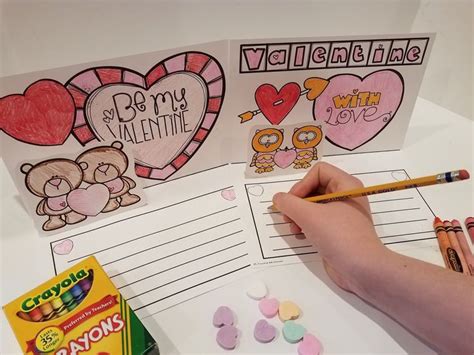 Valentine Activities For Kindergarten Valentine Pop Up Cards Valentine Activities