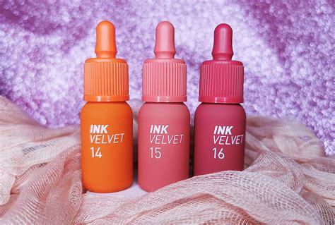 Swatches Peripera Velvet Ink Now In 3 New Shades Velvet Ink 14 15