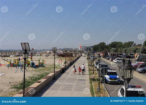 Promenade Mamaia Nord From Navodari Editorial Photography Image Of