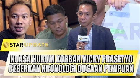 Alex Safri Kuasa Hukum Korban Vicky Prasetyo Beberkan Kronologi