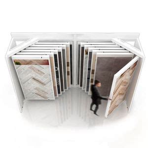 Tile Display Rack Book Insca Wooden Panel Backlit