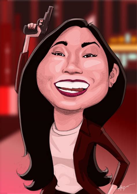 Caricature Awkwafina In Renfield