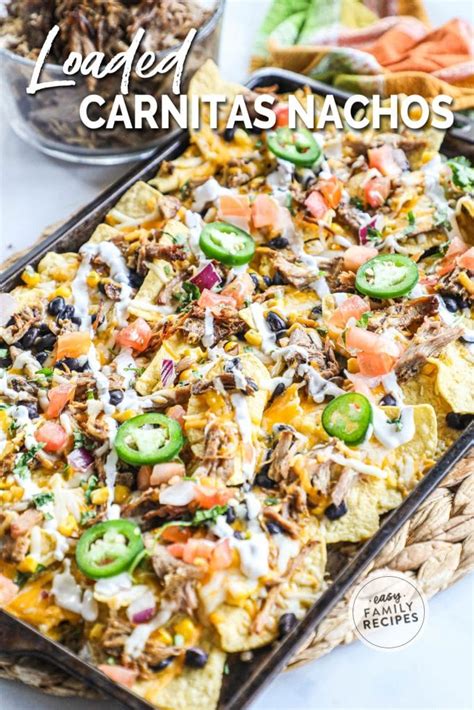 Carnitas Nachos · Easy Family Recipes