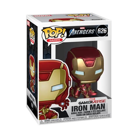 Iron Man 626 Avengers Gamerverse Marvel Pop Vinyl Pop Vinyl Free Shipping Over £20 Hmv Store